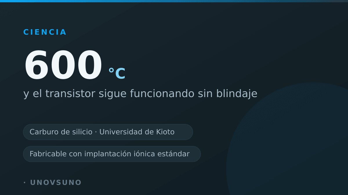 Un transistor que aguanta 600 °C y se puede fabricar en una planta de chips normal