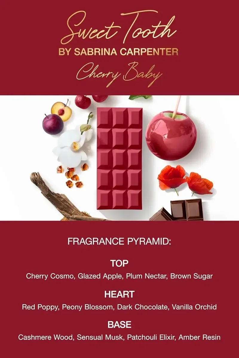 Perfume Original Sabrina Carpenter Cherry Baby 75 Ml Edp — imagen 4 de 5