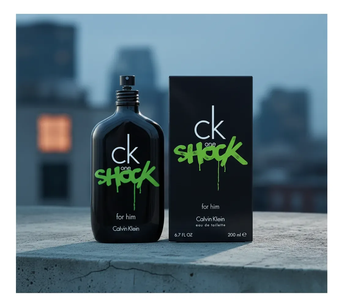 Detalle 2 de Perfume Original Calvin Klein Ck One Shock 200ml Edt Hombre